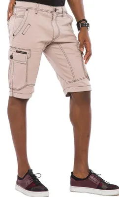 Produktbild von Cipo & Baxx Herren Cargo Bermuda Shorts CK188 Beige