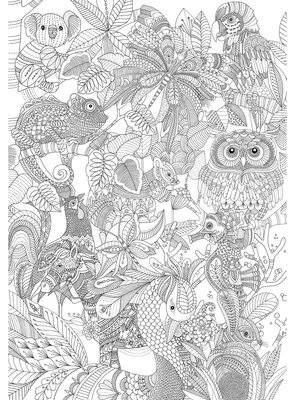 Obrázok produktu pre Idena – omaľovánka so zvieratkami, 54,9 x 84 cm