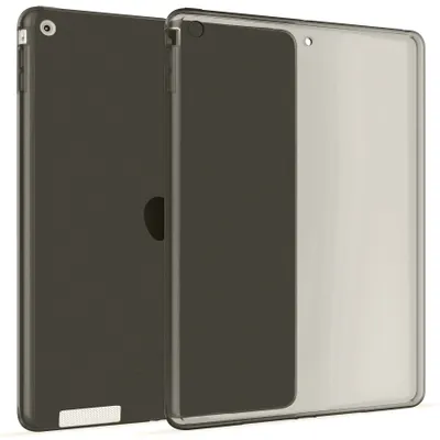 Image de Transparent Étui Silicone Coque Housse Case Cover pour Apple iPad 2, 3 & 4 en Noir