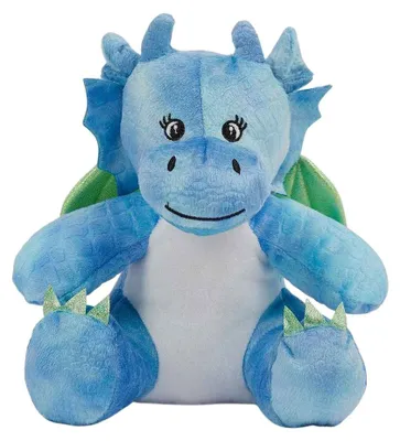 Immagine prodotto di Mumbles - Peluche "Printme" con motivo a forma di drago LT4509 (32 cm) (blu)