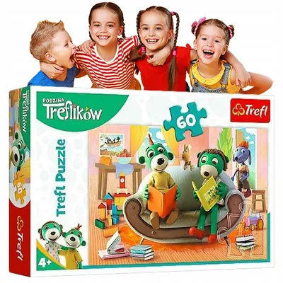 Produktbild von Trefl Lernpuzzle 60 Teile Trefliki Freude