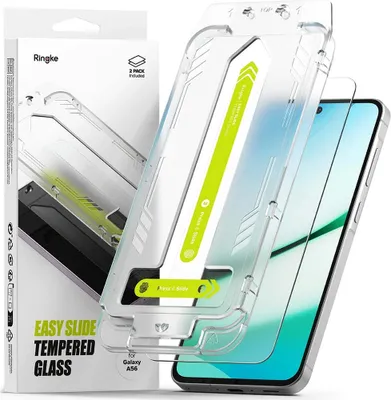 Produktbild von Ringke Easy Slide Samsung Galaxy A56 5G Clear [2 PACK]