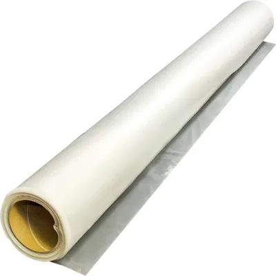 Baufolie TYP 200 – 4x25 M (400 M²), Extra Stark, Wasserdicht & Reißfest, Für Innen & Außen (transluzent)