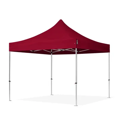Produktbild von TOOLPORT 3x3m Aluminium Faltpavillon, ohne Seitenteile, rot