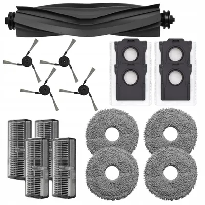 Produktbild von Zubehör für Staubsauger - 17 Teile - kompatibel für DREAME X40 Ultra Complete X40 Pro - Hauptbürste
