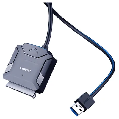 Image de Ugreen 2.5'' / 3.5'' Drive Adapter Cable (Usb-A 3.0 - Sata) Black (Cr108)