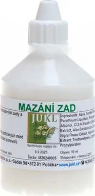 Obrázek produktu pro JUKL Mazání zad 50 ml