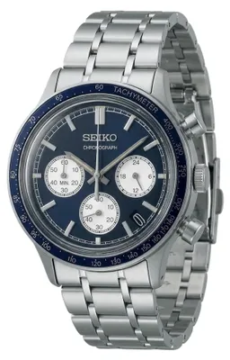 Produktbild von Seiko Conceptual Sport Chronograph Herrenuhr silber blau SSB477P1