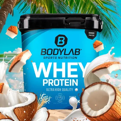 Produktbild von BODYLAB Whey Protein - 2000g - Coconut Cream