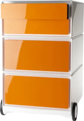Produktbild von PAPERFLOW Rollcontainer easyBox 4 Schübe weiß / orange