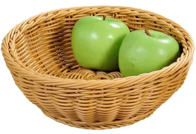 Productafbeelding van Brot- en fruitmand van kunststof, 24 cm, bruin