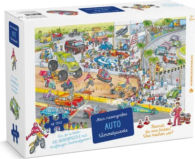 Produktbild von Auto Puzzle 48 Teile XXL