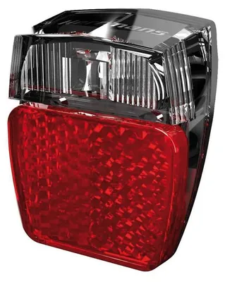 Produktbild von Herrmans Fahrrad LED Rücklicht H-Trace Mini für Dynamo Schutzblechmontage rot