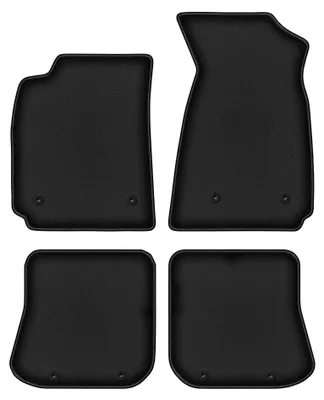 Obrázek produktu pro Velurové autokoberce pro: Audi A4 B5 FL 1999-2001 (sedan/kombi) – sada 4 ks, černé, na míru – Wielganizator DURBAN