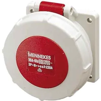 Immagine prodotto di Mennekes CEE-ANBAUSTECKDOSE 400V-5X16A (1131 STRAIGHT IP67)