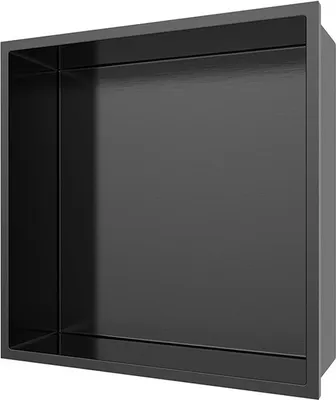 Produktbild von Aloni Wandnische Edelstahl grau gebürstet rostfrei 305x305x100mm