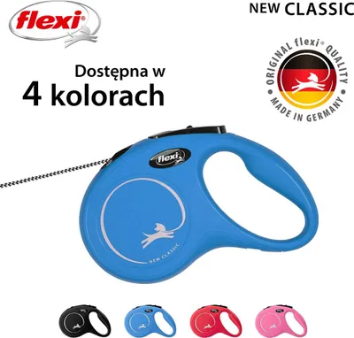 Produktbild von flexi New Classic S Seil 5 m blau