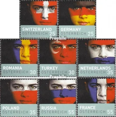 Produktbild von Briefmarken Österreich 2008 Mi 2743-2750 (kompl.Ausg.) postfrisch Fußball-EM