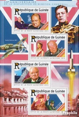 Produktbild von Briefmarken Guinea 2015 Mi 11133-11136 Kleinbogen (kompl. Ausgabe) postfrisch Winston Churchill