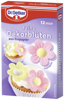 Produktbild von Dr. Oetker Feine Dekorblüten aus Esspapier