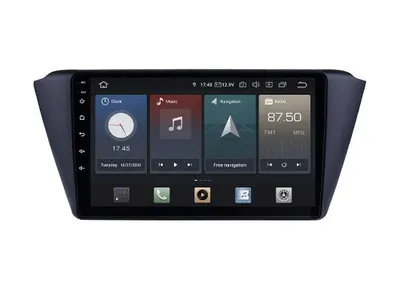 Obrázek produktu pro Autorádio Škoda Fabia mk3 2015-2021 Navigace Rádio Skoda Fabia III 3. generace 2015 2016 2017 - 2021 Bluetooth Hansdree USB