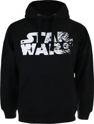 Produktbild von Star Wars - "Rebel" Hoodie zum Überziehen für Herren TV614 (XXL) (Schwarz/Weiß)