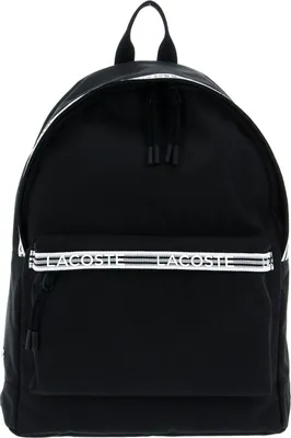 Zdjęcie produktu dla LACOSTE plecak rekreacyjny Plecak z przegrodą na laptopa Neocroc Plecak sezonowy Noir Blanc czarny