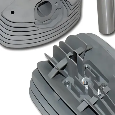 Obrázek produktu pro BestPrice sada válců 54 mm s sadou pístů, hlava válců kompatibilní se Zündapp KS125