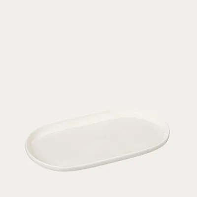 Zdjęcie produktu dla HOMLA Talerz NORA biały 30x17,6x2,6 cm