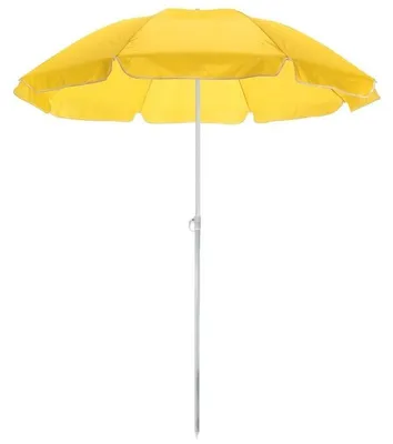 Produktbild von Strand-/Garten-Sonnenschirm - gelb - Durchmesser 145 cm - Verstellbar