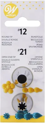 Produktbild von Wilton Spritztüllen-Set – #012, #021