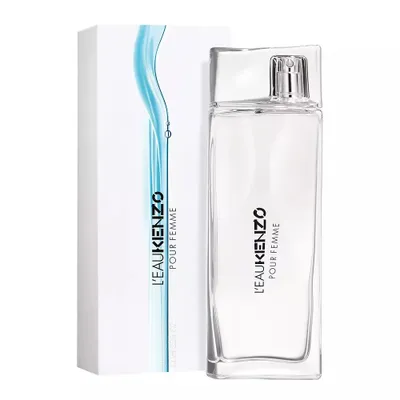 A perfume bottle and its box are displayed against a white background.