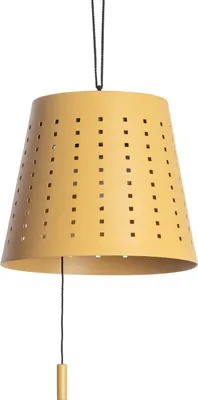 Produktbild von LED Pendelleuchte Solar Außen 3W Metall Banate Sandgelb