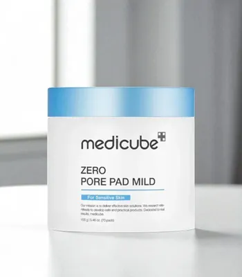Obrázek produktu pro Medicube - Zero Pore Pad Mild - Exfoliační pleťové tampony pro stažení pórů 70ks/155 g