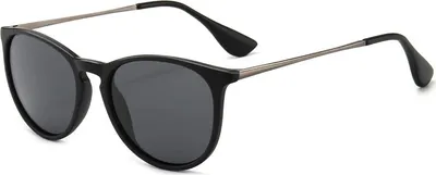Produktbild von Runde Vintage Sonnenbrille Damen Polarisiert UV400 Schutz Integrarer TR90 Rahmen
