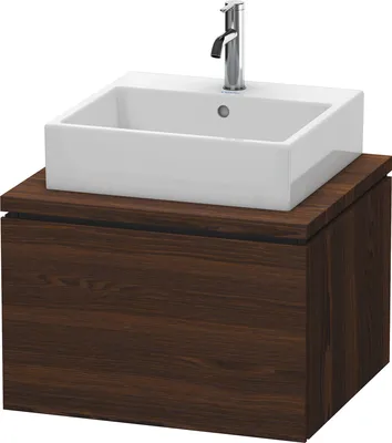 Produktbild von Konsolenunterschrank L-CUBE 400x620x547mm nussbaum gebürstet nussbaum gebürstet