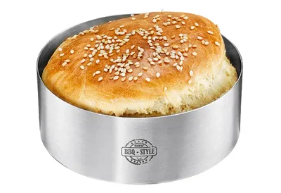 Zdjęcie produktu dla Pierścień do burgerów GEFU ze stali nierdzewnej Ø10,8 cm