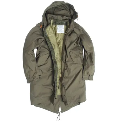 Produktbild von US Shell Parka M51 mit Futter oliv, XS