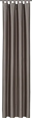 Produktbild von Schlaufenschal "Prag" verdunkelnd in taupe mit Kräuselband und Tunneldurchzug 140cm x 245cm