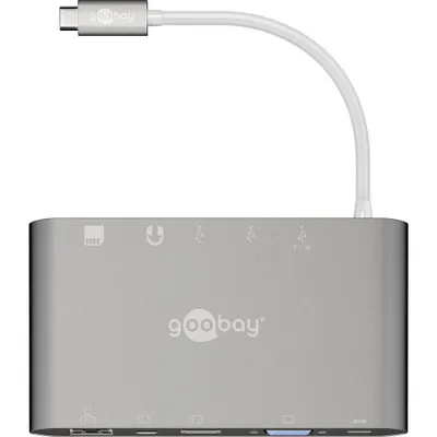 Obrázok produktu pre Hliníkový viacportový adaptér USB-C™