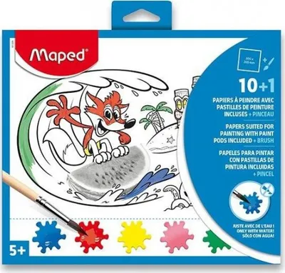 Obrázok produktu pre Maped 831225, Detská súprava štetcov, 5 rok / roky