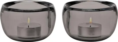 Produktbild von stelton ORA Teelichthalter smoke 2 Stück