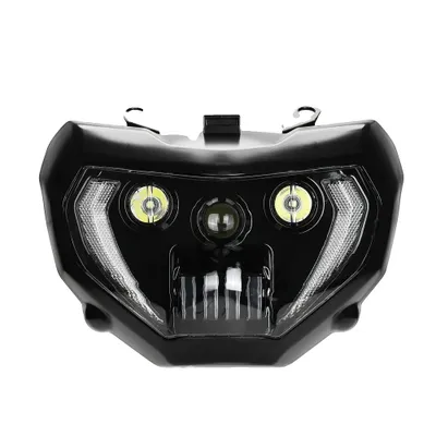 Produktbild von LED-Motorrad-Scheinwerfer, Tagfahrlicht + Fern-/Abblendlicht, 6000LM Lichtstrom, MT07 2018-2020