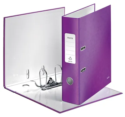 Image de Classeur Wow A4 plastique 80mm violet paquet de 10