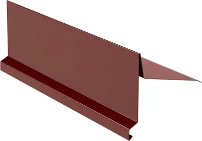 Zdjęcie produktu dla Krokiew nawietrzna do dachu skośnego RŠ 333, 3 mm, ocynkowana, stalowoczerwona RAL 3009