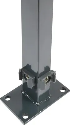 Produktbild von Floraworld Zauneckpfosten 89,3 x 6 x 4 cm anthrazit