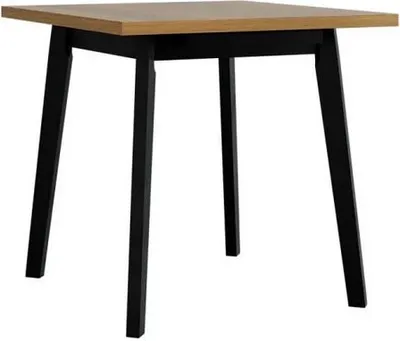 Obrázok produktu pre Rozkladací jedálenský stôl 80x80 cm AMES 2 - dub grandson / čierny
