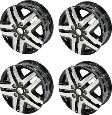Produktbild von Original Fiat Alufelgen Satz schwarz silber 16'' Zoll Ducato 250 1382535080