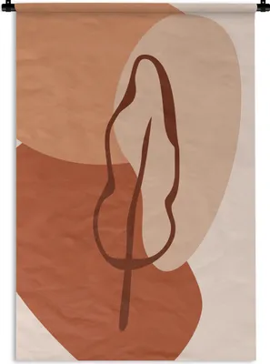 Produktbild von MuchoWow® Wandteppich Wandbehang Sommer - Blatt - Flecken 120x180 cm Tapisserie Dekoration Wandtuch - Schlafzimmer - Dekorationen für das Haus