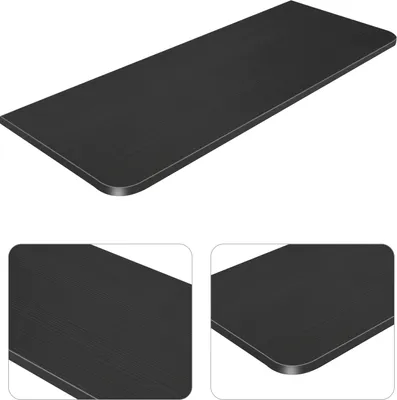 Image de Table murale Table de cuisine pliante Bureau Table de salle à manger pliante 60x30cm Noir